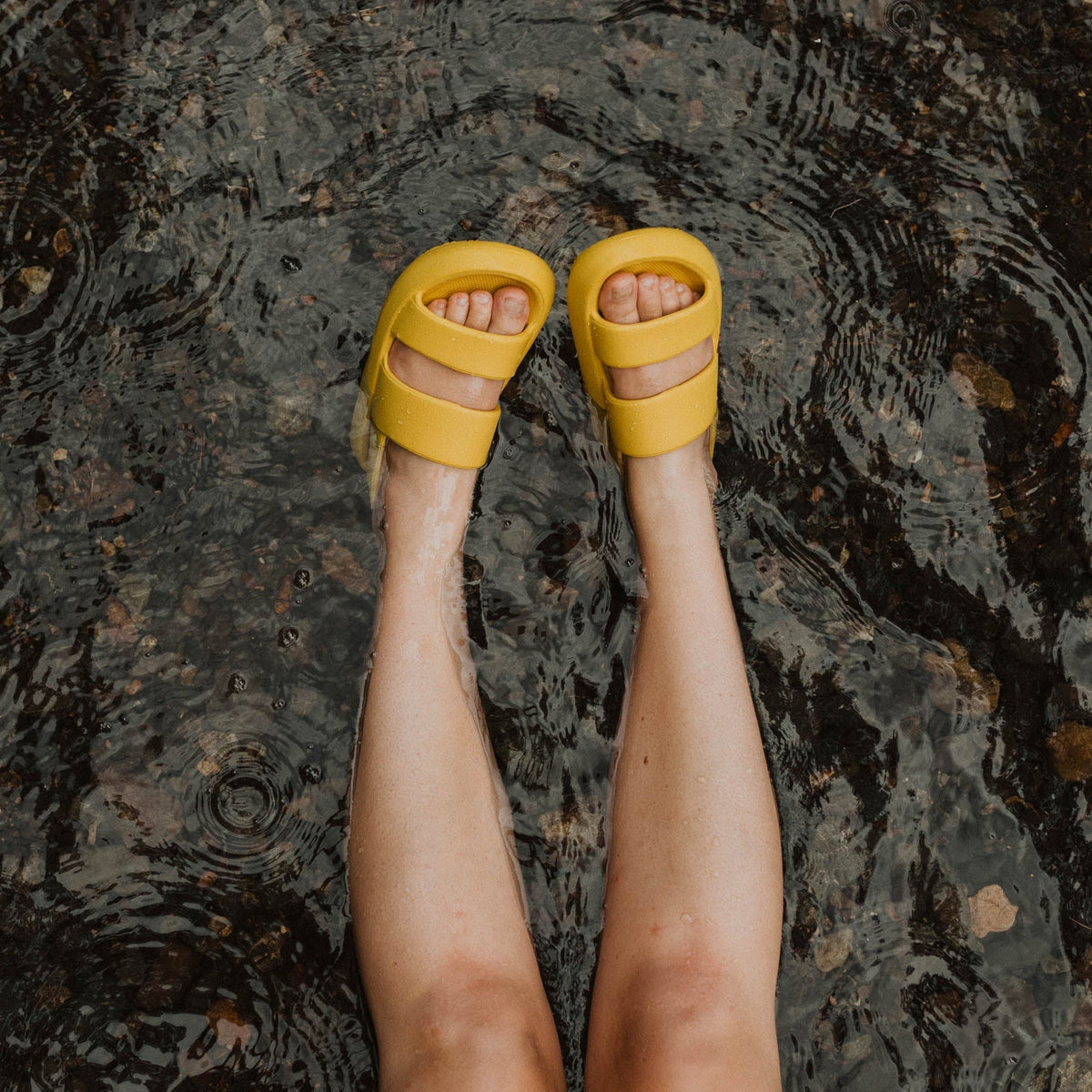 Yellow Sun Nomad Shoes, Lightweight & Waterproof Sandals & Slides For All Terrain, RubbaBubba